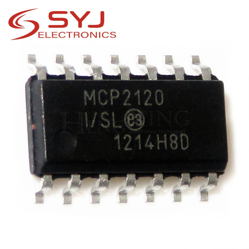 5 unidades, MCP2120 I/SL MCP3204 C I/SL MCP3424 E/SL MCP42010 I/SL ...