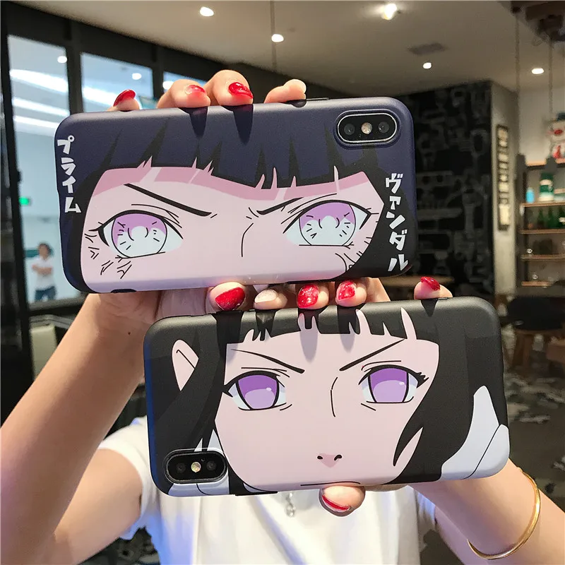 Чехол для iPhone 11 pro X XR XS MAX 7 8 8plus 6 6S PLUS чехлы из японского аниме Naruro hyooga Hinata Byakugan