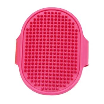 

Dog Groom Brush Pet Bath Comb Brush Massage Rubber Comb Adjustable Ring Handle for Pet Cat and Dogs HJL2019