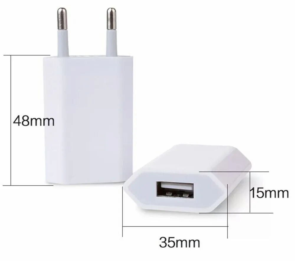 Евро вилка USB настенное зарядное устройство адаптер быстрой зарядки для Apple iPhone 11 Pro X XR XS 5 5S SE 6 6S 7 8 Plus