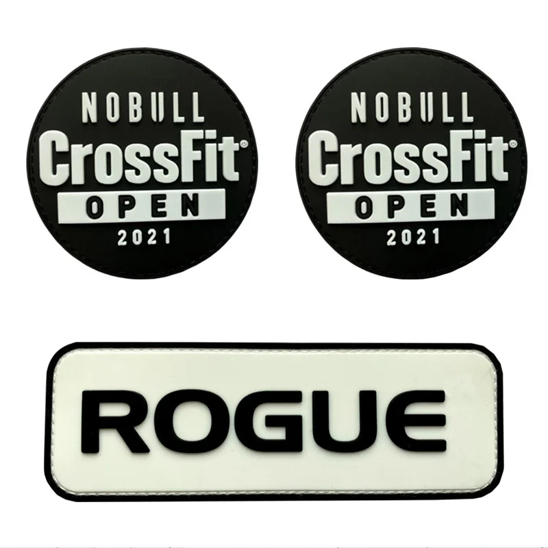 JAUNTILY 3D PVC GameCosplay Patch Fitness Crossfit/Rogue Out Badge  bracciale militare Patch tattiche in gomma|Patches| - AliExpress
