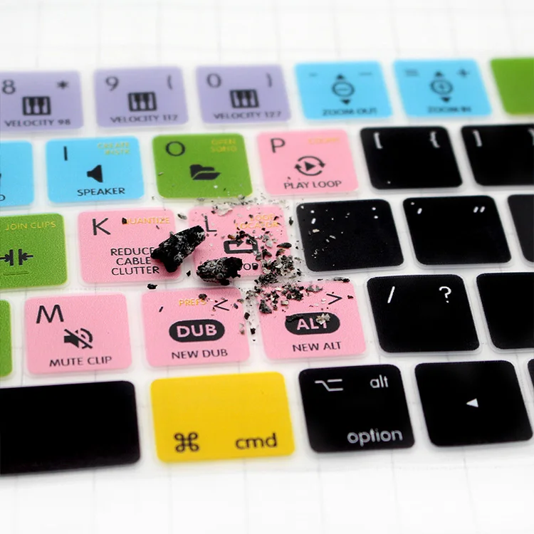 HRH Propellerhead причина ярлык Hotkey силиконовый чехол для клавиатуры для Mac Pro 13 15Touch Bar A1706/A1707 A2159