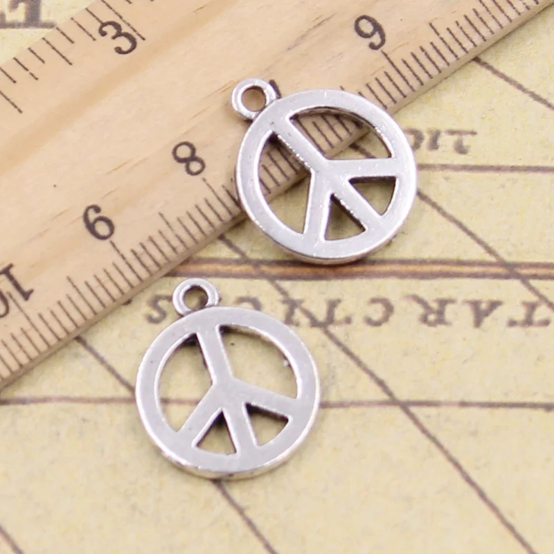 20 шт подвески мира 19x16 мм тибетские серебряные цветные поделки сделанные