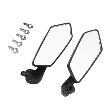 

Motorcycle Black Folding Adjustable Rearview And Side View Mirror Universal Motorbike Mirrors Scooter Hand Bar Part Accessory