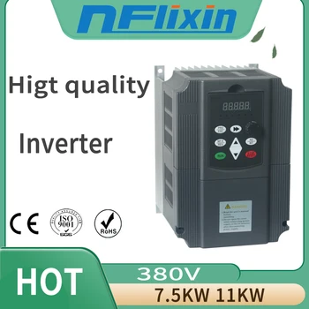 

11KW 380V 3Phase Input 25A Frequency Inverter Triphase 3 Phase Output VFD Frequency Converter Motor Speed Controller 50/60Hz