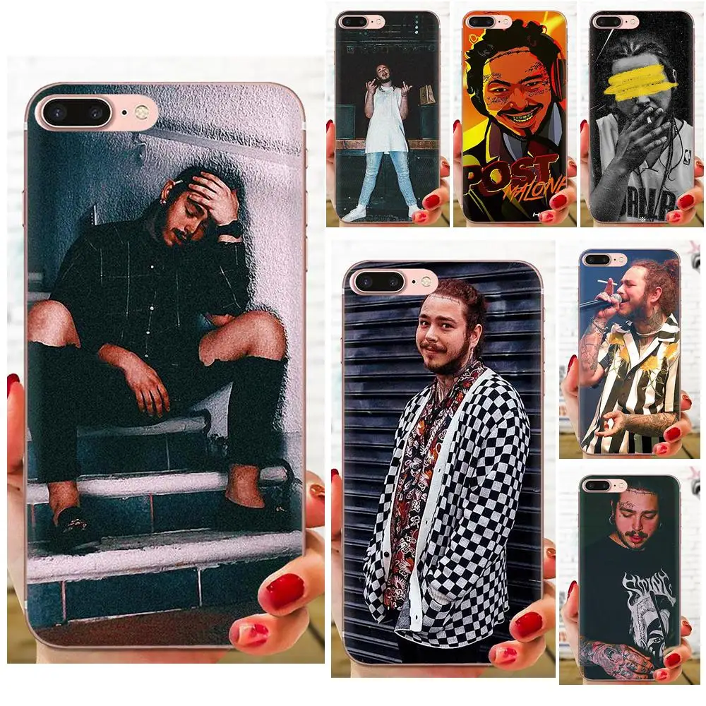 Post Malone для Galaxy Alpha Note 10 Pro A10 A20 A20E A30 A40 A50 A60 A70 A80 A90 M10 M20 M30 M40 Мягкий защитный чехол |