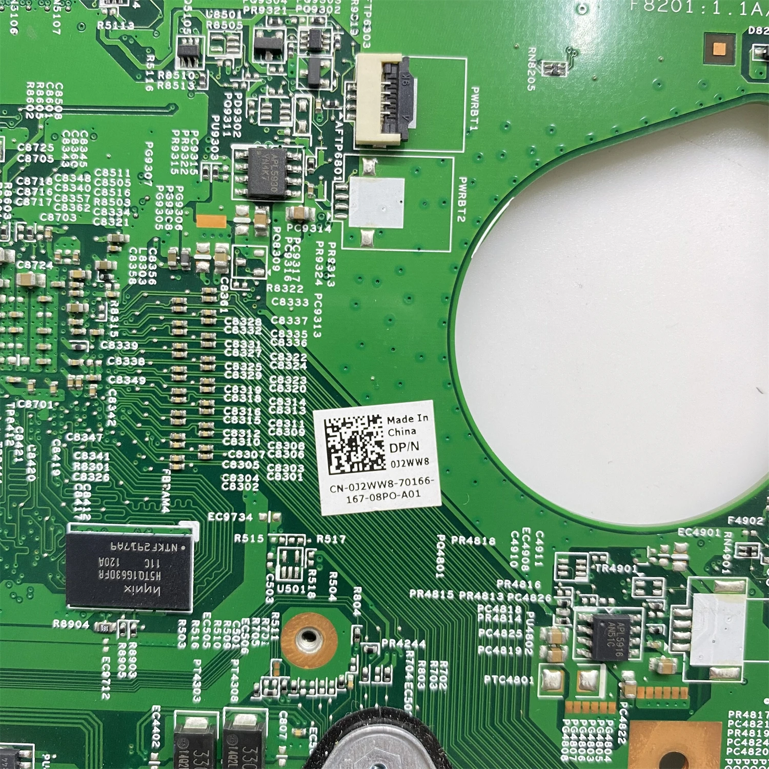 para Dell Inspiron Laptop Motherboard Mainboard 102601 com N12p-ge-a1 Ddr3 Hm67 100% Testado ok Cn0j2ww8 0j2ww8 15r N5110 J2ww8 Placa-mãe para notebook - Imagem 3