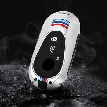 Custodia per Chiave/telecomando per Mercedes Benz W223 classe S300 S350 S450 S500 2020 2021 portachiavi 7 Custodia per Chiave/telecomando per Mercedes Benz W223 classe S300 S350 S450 S500 2020 2021 portachiavi - Custodia protettiva per chiave a distanza per auto in lega di zinco per Mercedes Benz