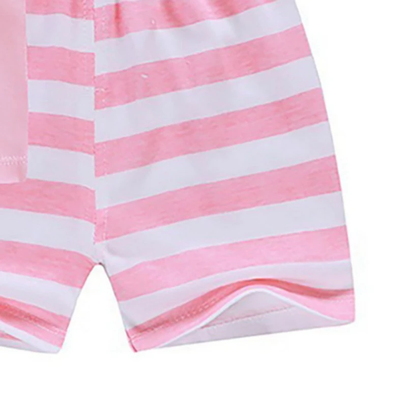 Summer Baby Boys Girls Clothing Set T-shirts Shorts Short Sleeve Cartoon Cotton Infant Newborn Suit Outerwear Outfit Suits
