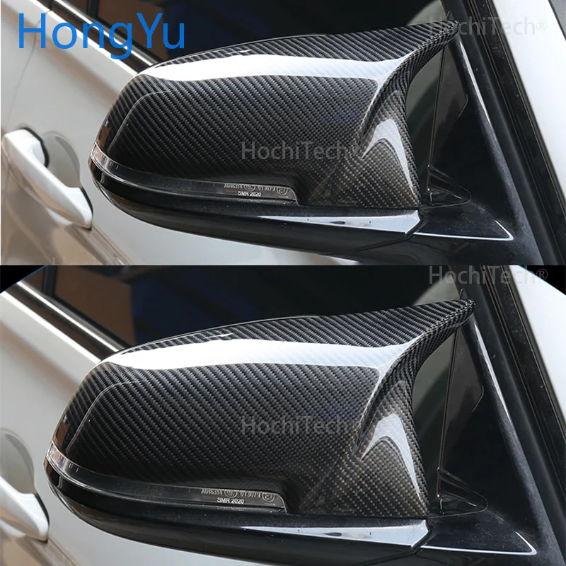 Сменный Чехол для бокового зеркала из углеродного волокна чехол заднего вида BMW 2