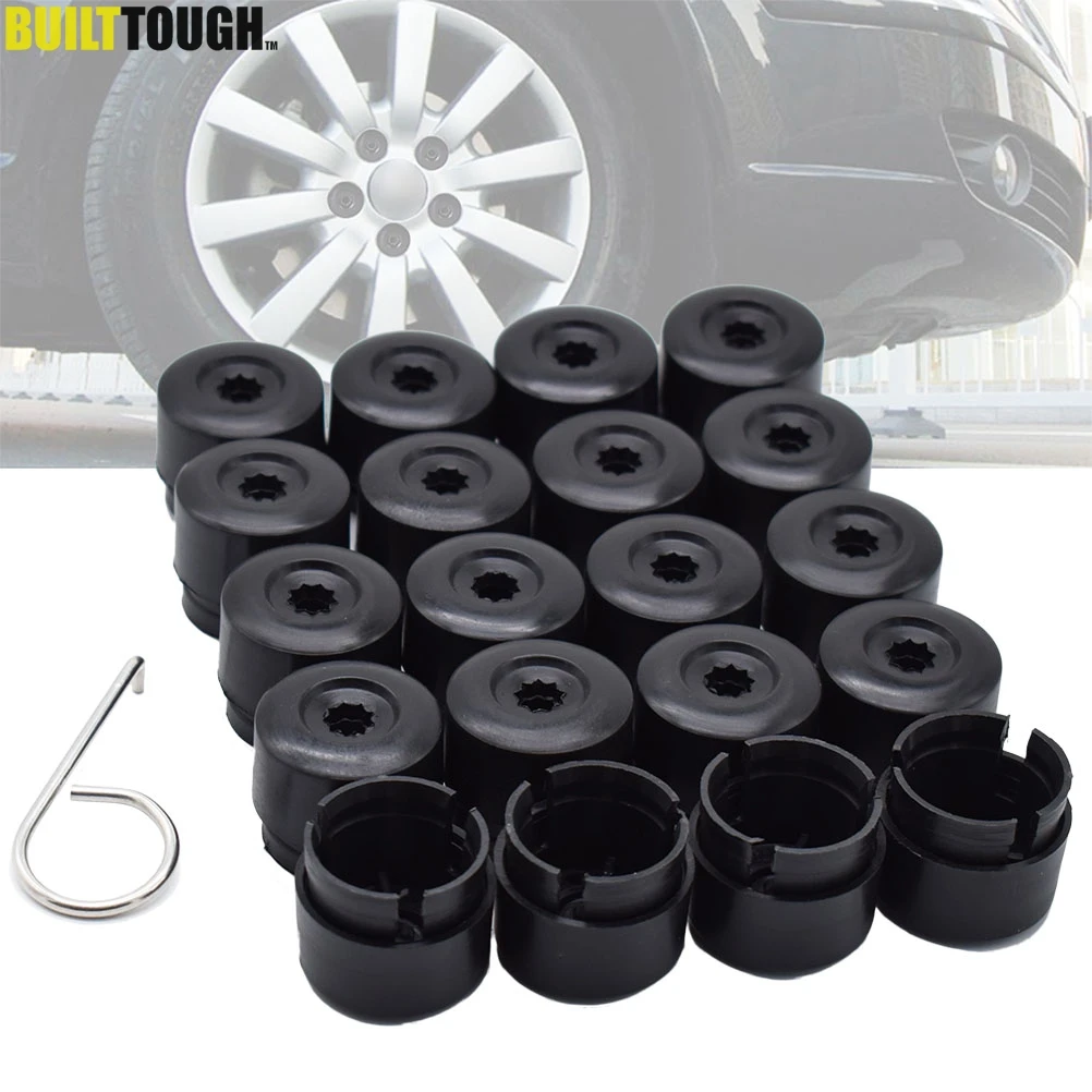 Red Wheel Bolt & Nut Covers gen2 19 mm for VW transporter t5 03-15 Red Wheel Bolt & Nut Covers gen2 19 mm for VW transporter t5 03-15