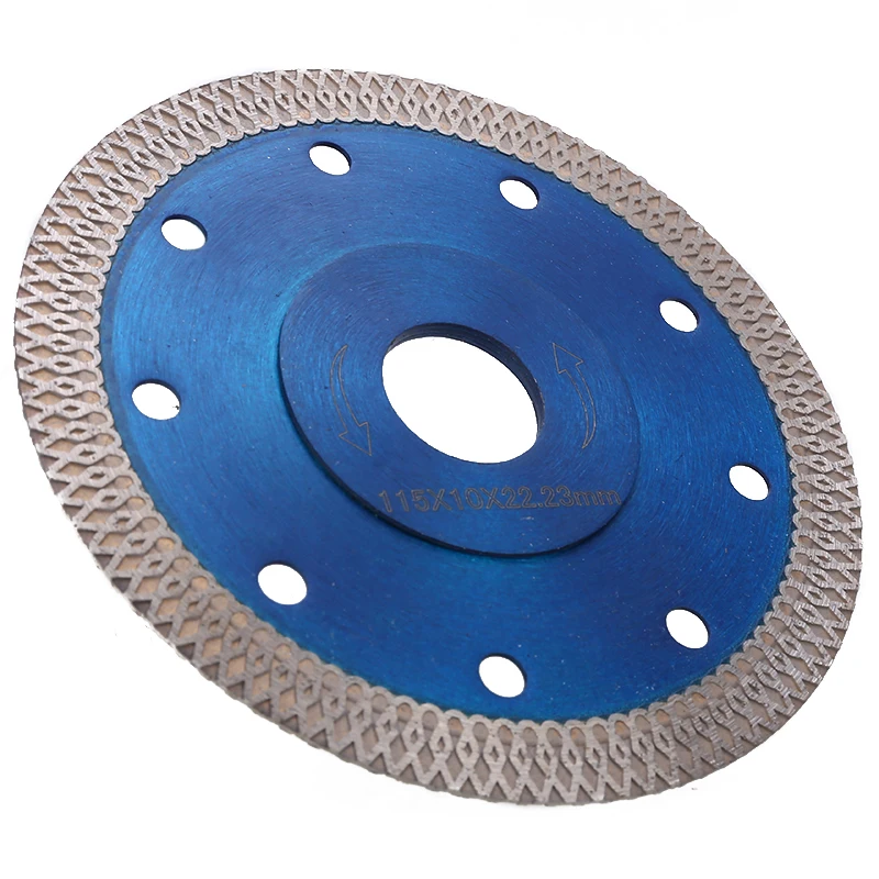 1Pc Blue Diamond Cutting Blades Saw Blade Cutting Disc 115mm Porcelain Tile Thin Diamond Dry Cutting Blades Grinder Wheel