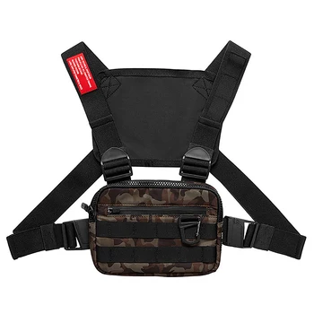 

ASRV Men Chest Rig Street Wear Outdoor Sports Waist Bag Climbing Shoulder Bag Phone Money Belt Chest Bags