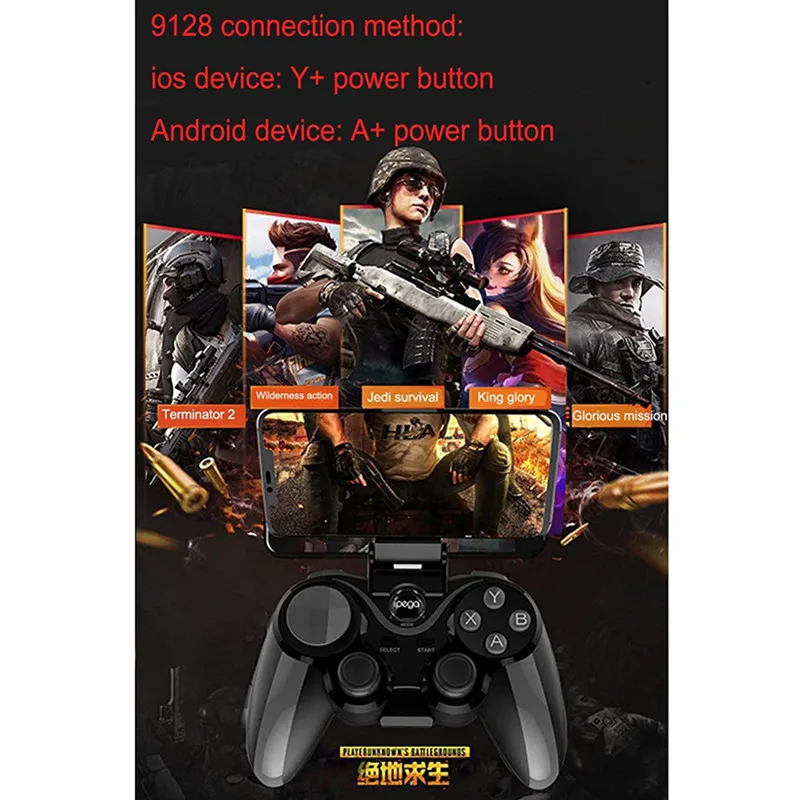 Беспроводной Bluetooth геймпад Телескопический игровой контроллер Джойстик для Ios Android планшет ТВ Джойстик контроллер Pubg контроллер