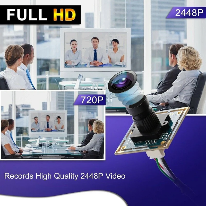 8MP USB камера модуль Плата HD без искажений IMX179 цветной CMOS сенсор объектив 75 °