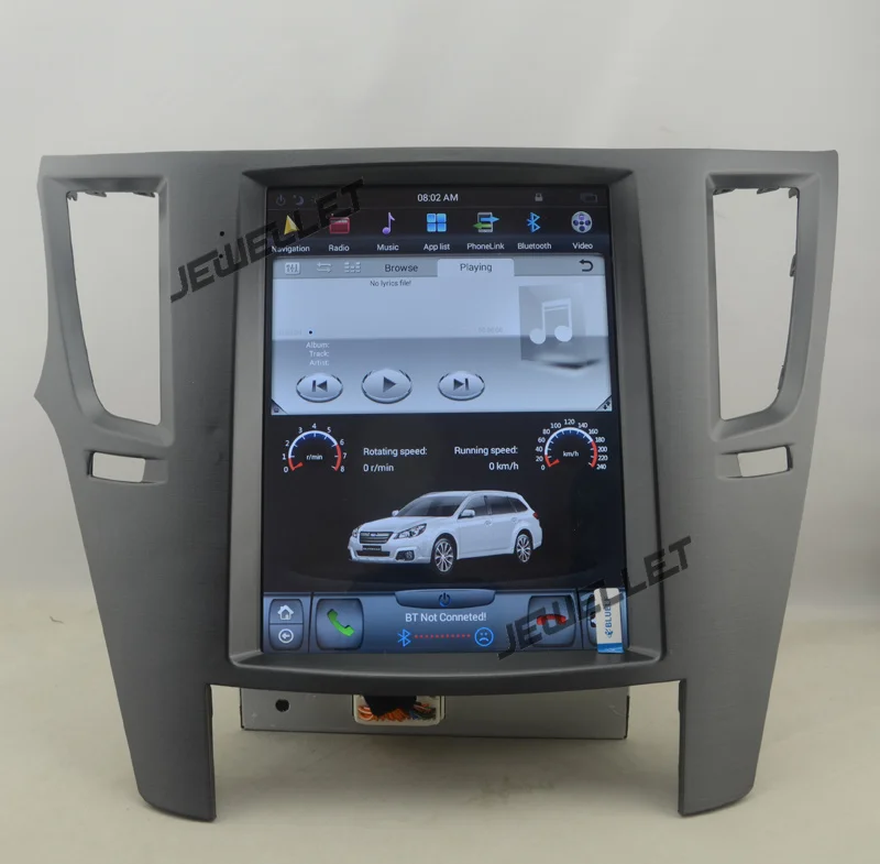 10," вертикальный экран android 8,1 шесть ядер автомобиля gps Радио Навигация для Subaru Legacy Outback 2010