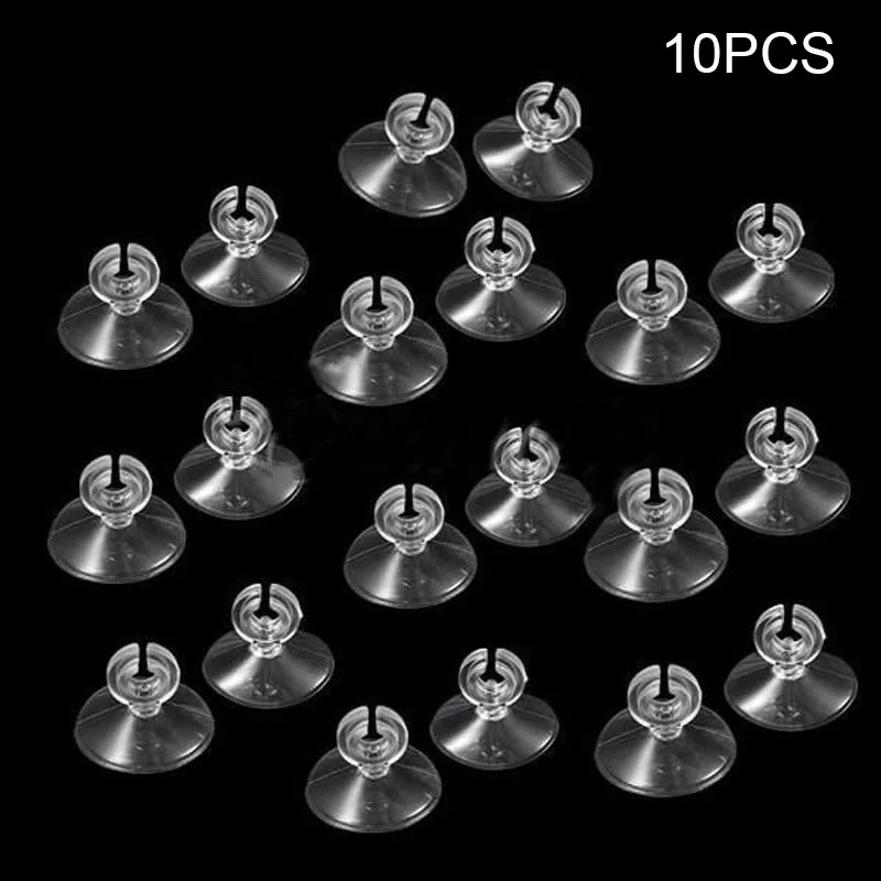 10 Uds. Ventosa para acuario, soporte para tubo de aire, ventosa para bomba de tanque de peces, Clip de fijación para tubo de aire de oxígeno, 5mm, accesorios al por mayor
