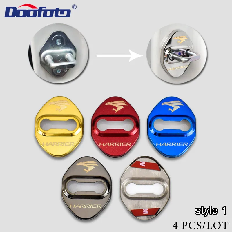 Doofoto 10 комплектов крышка дверного замка автомобиля для toyota harrier TRD Alphard C-HR Voxy Noah Vellfire аксессуары стильный значок защитный