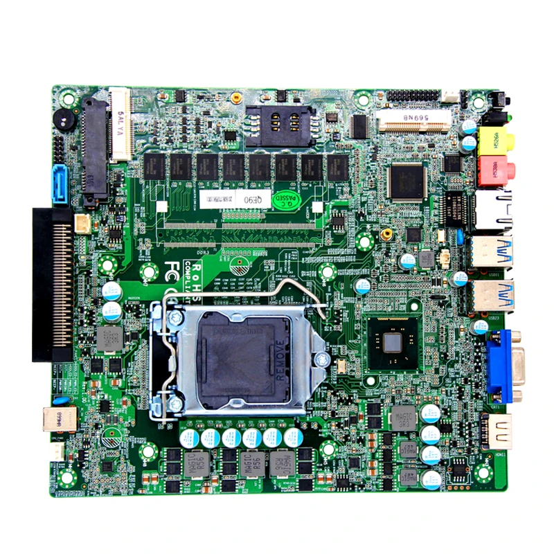 LGA1150 Intel 4th i3-i5-i7 cpu H81/H87 Промышленная материнская плата DDR3L 2* Mini-PCIE