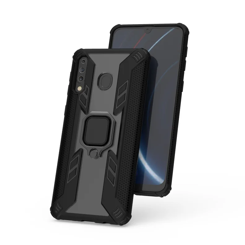 Для samsung Galaxy A750 A7 A9() A9s M10 M20 M30 A10 A20 A30 A50 роскошный бронированный противоударный чехол-подставка Прозрачный чехол для телефона