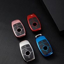 

TPU Car Key Case For Mercedes Benz E C Class E43 E300 E400 W213 A205 A238 C205 C257 W204 W212 GLC CLA GLA Shell Cover