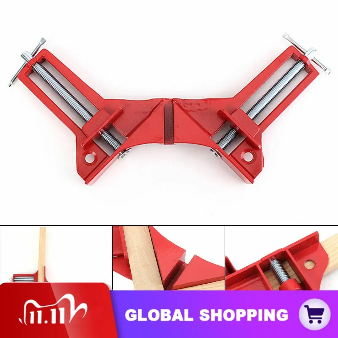 

90 Degrees Right Angle Clamp of Aluminum Multifunction 100mm Mitre/Corner Picture Holder Clamp
