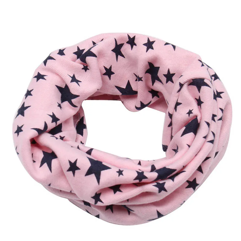 light pink Весенне-осенний хлопковый шарф для детей, зимний шарф для маленьких мальчиков и девочек, шарфы с героями мультфильмов, детский воротник с круглым вырезом, волшебный шейный платок - Цвет: light pink