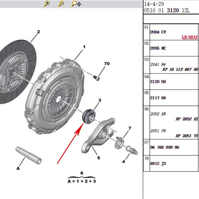 Бренд передачи выжимной подшипник 204194/1611266780 для peugeot 206 207 307 408 Citroen C1 C2 C3 C4 Пикассо