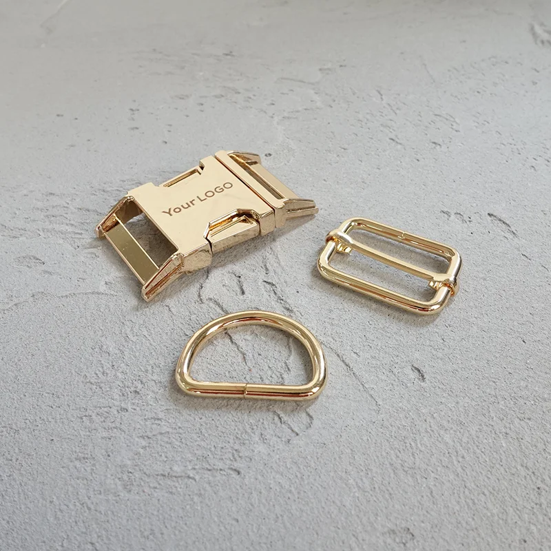 30mm environmental plated metal buckle DIY sewing accessory engraved buckle, We provide laser engraving service customize LOGO