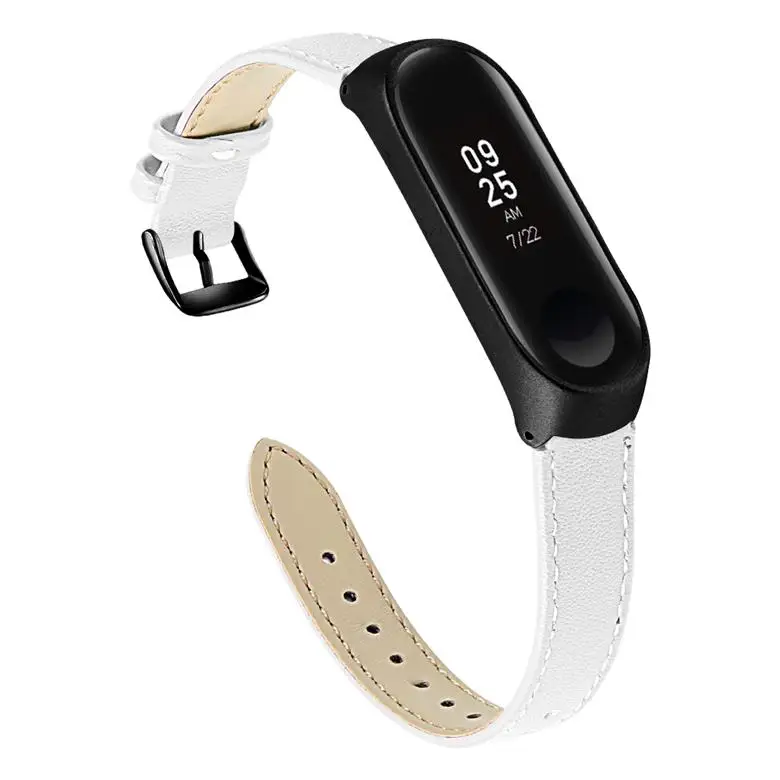 Для mi Band 4 3 ремешок кожаный ремешок для xiaomi mi 4/3 аксессуары браслет mi band 4 Ограниченная серия браслет ремень шаблон