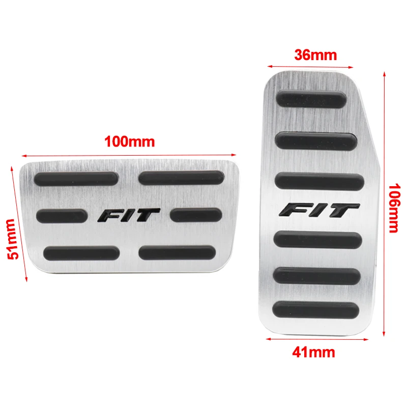 2Pcs/Set Car Pedal Cover For Honda Fit
