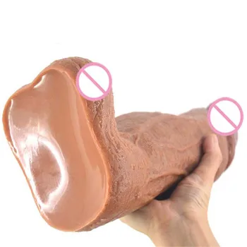 Super Huge Dildo Realistic Thick Penis Intimate Goods Big Dick Sex Toys For Women Vagina Clitoris Stimulate Female Masturbator 6