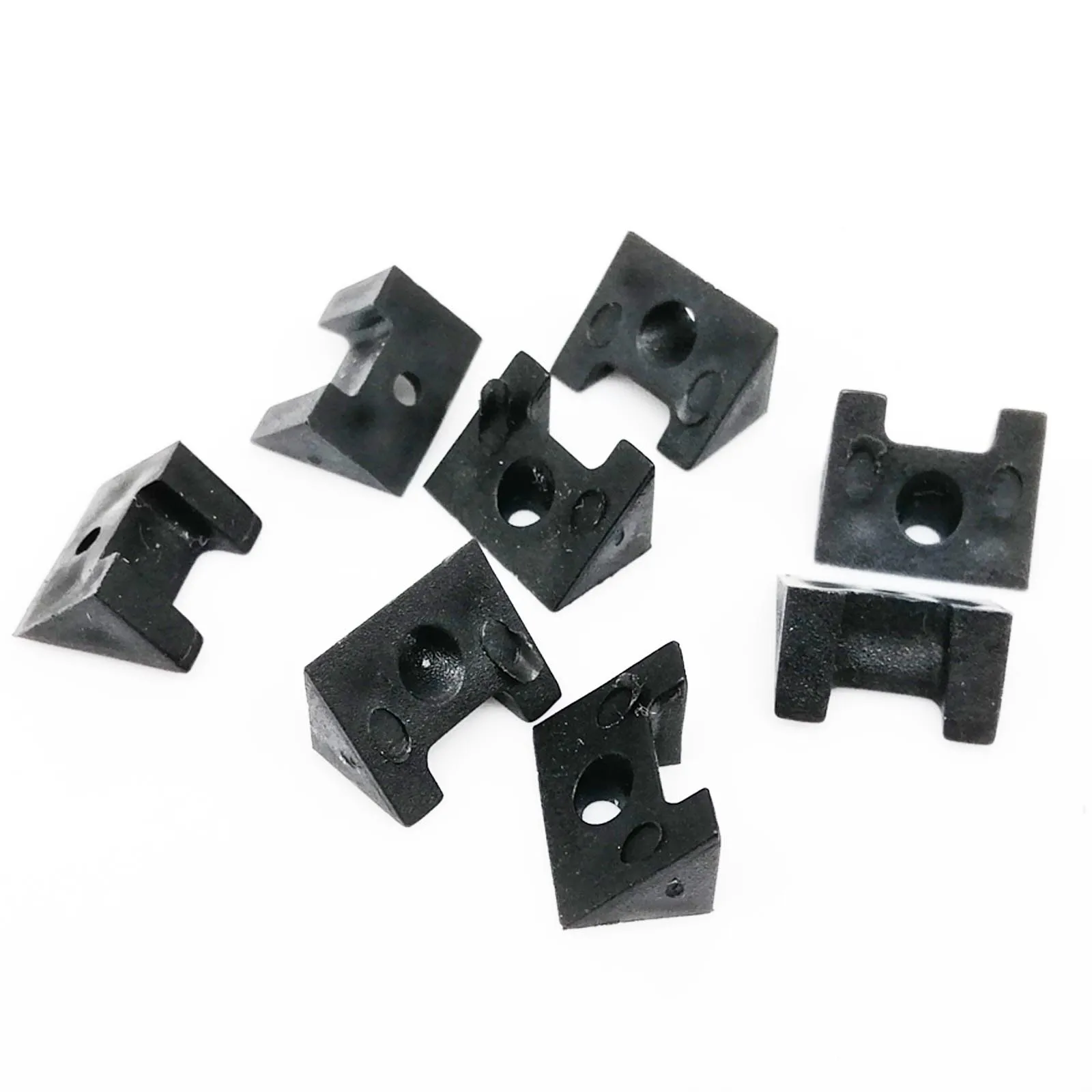 50pcs Black Plastic Picture Photo Mirror Art Work Frame Back Board Backboard Accessory Hold Clip Snap Fixing Fixer With Screw Picture Frame Hangers Photography Clamps