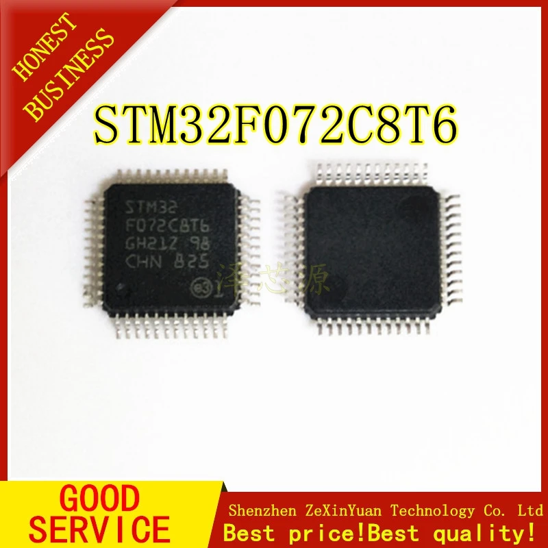 5 шт STM32F072C8T6 LQFP48 один чип STM32F072 профессиональный агент Новый