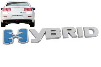 

Blue Chrome HYBRID for ESCALADE MALIBU SIERRA SILVERADO Nameplate Emblem Badge Sticker