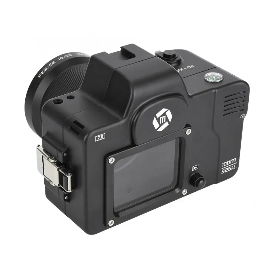 Mcoplus 100M 325ft водонепроницаемый корпус камеры чехол для sony A72 A7II DSLR камеры 28 мм f2.8/18-55 мм 16-50 мм 50 мм f1.8 объектив