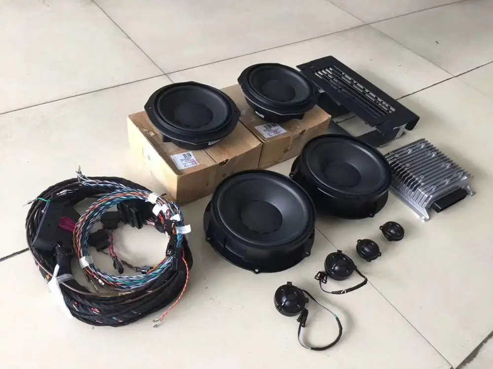 Комплект Динамиков SHARAN Dynaudio (4 динамика/4 НЧ динамика/1 усилитель) с