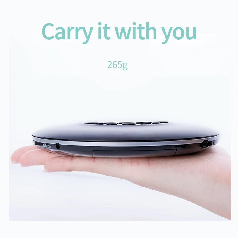 Портативный CD-плеер, для взрослых студентов, детей, персональный компакт-диск, CD-плеер с разъемом для наушников, Walkman с ЖК-дисплеем