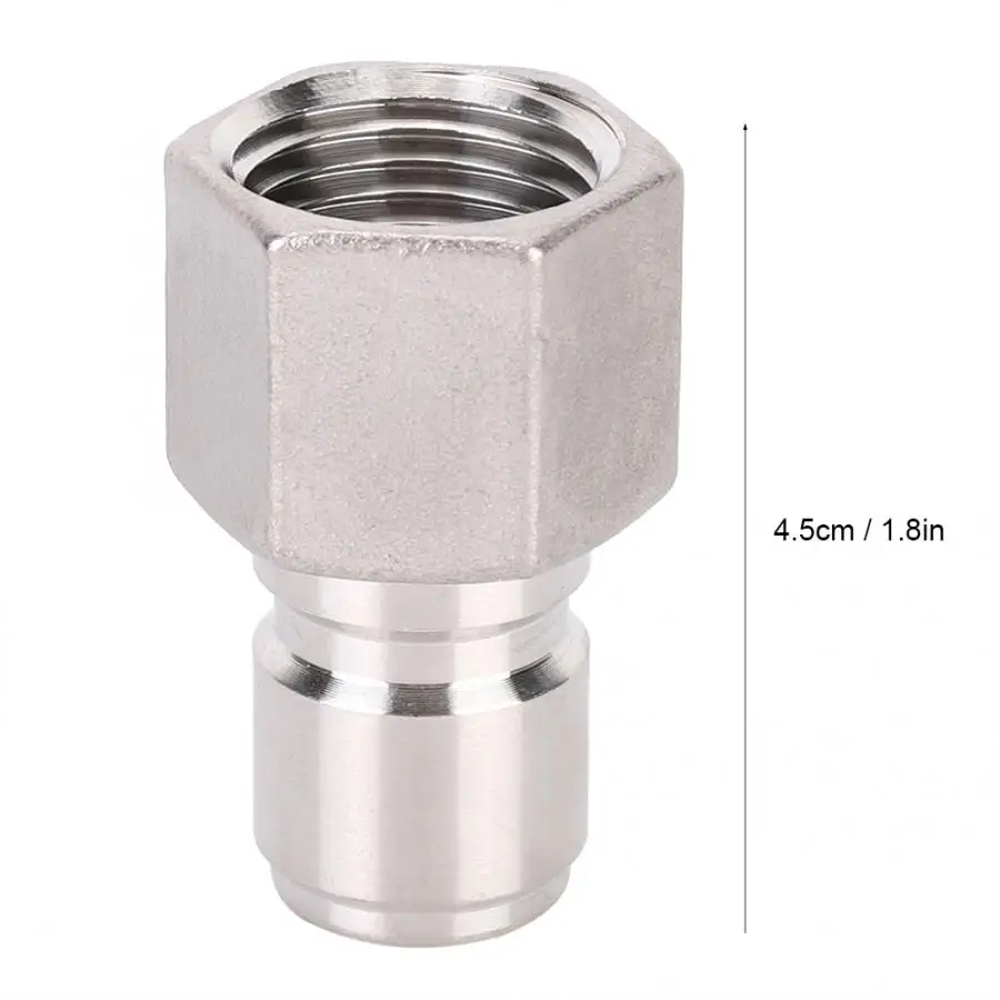 New brewing 2Pcs Stainless Steel Quick Connector Homebrew Beer Fitting Accessories 1/2in Male beer gun Tools