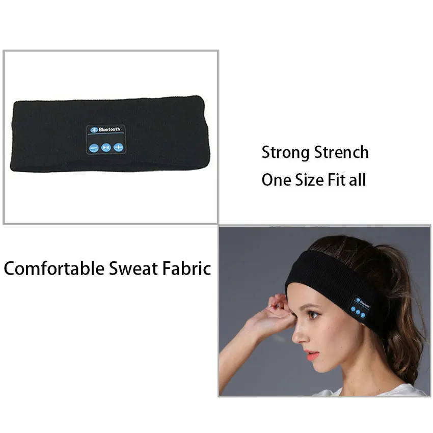 Aimitek Bluetooth Headphone Wireless Headband-5
