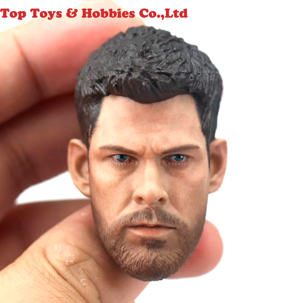 

1/6 Thor Head Sculpture Thor Odinson Head Carved The Avengers wrestler Head Model Collectible Doll Toys Accessories
