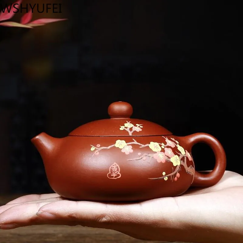 170 мл стиль ручной работы Фиолетовый; песок Xi Shi чайник Dahongpao Kungfu чайный сервиз офисная Бытовая Питьевая утварь WSHYUFEI