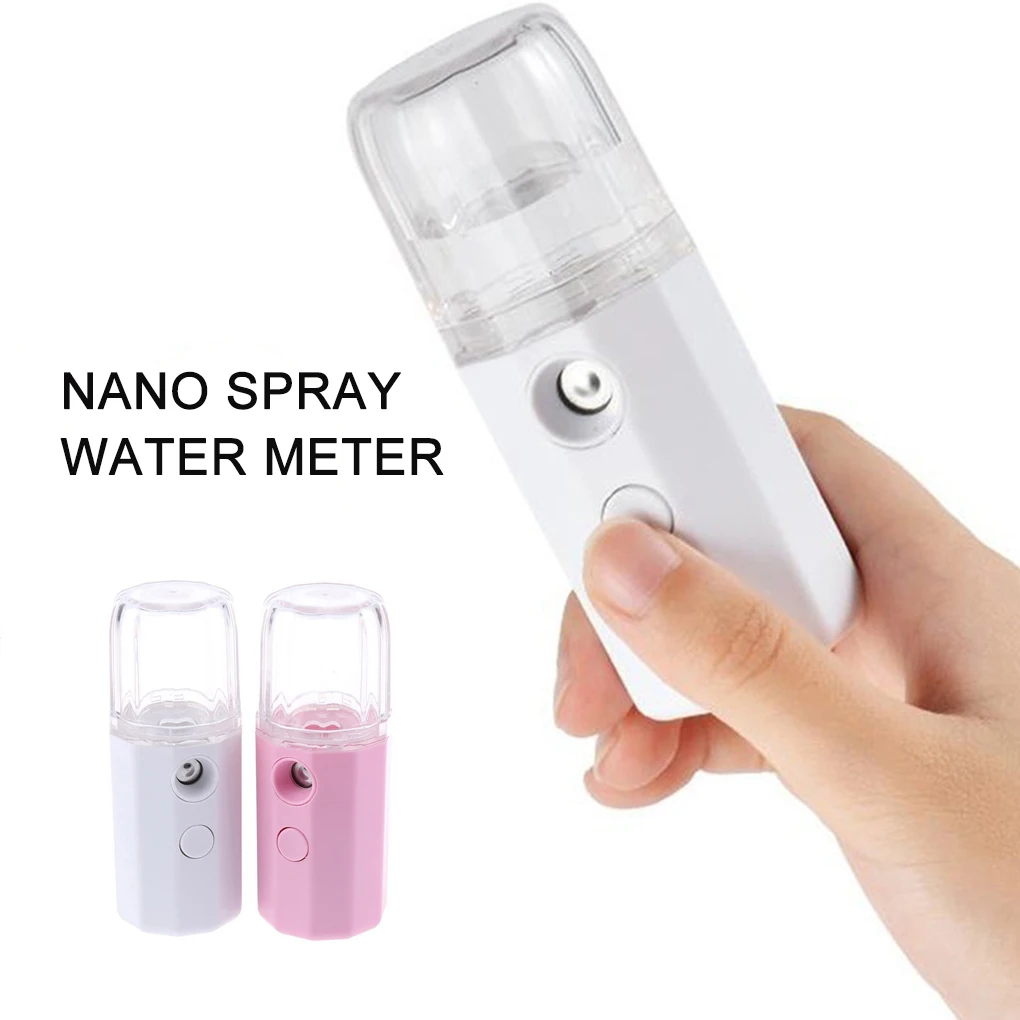 

30ml Face Moisturizing Sprayer USB Rechargeable Face Hydrate Nano Humidifier Portable Mini Handheld Facial Skin Care Atomizer