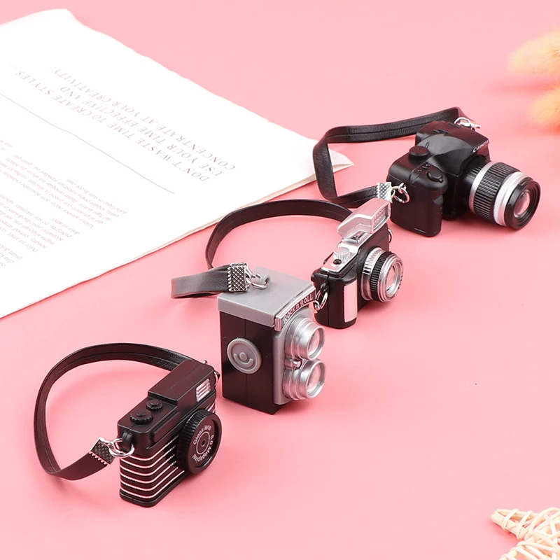 Mini Doll Accessories Digital Camera Dollhouse Miniature Decoration Toy For Children Gift