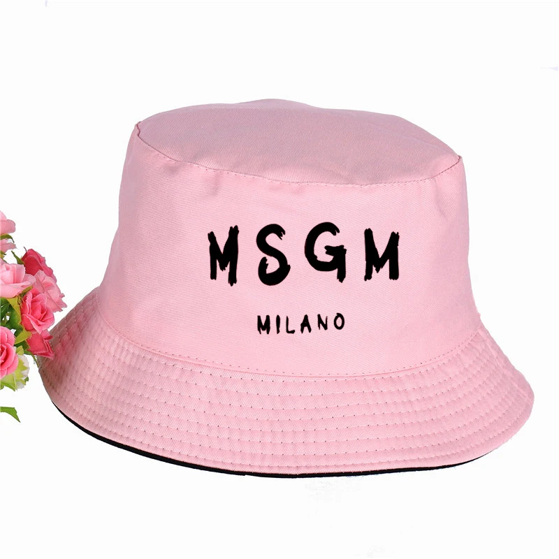 Msgm логотип унисекс Панама, шляпа-Панама высокого качества Летняя Спортивная Кепка солнцезащитный козырек рыбалка, рыбак шляпа