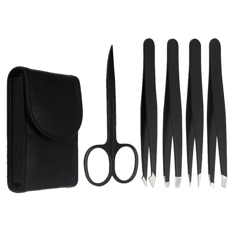 5pcs Eyebrow Kit Portable Multipurpose Eyebrow Grooming Set Eyebrow