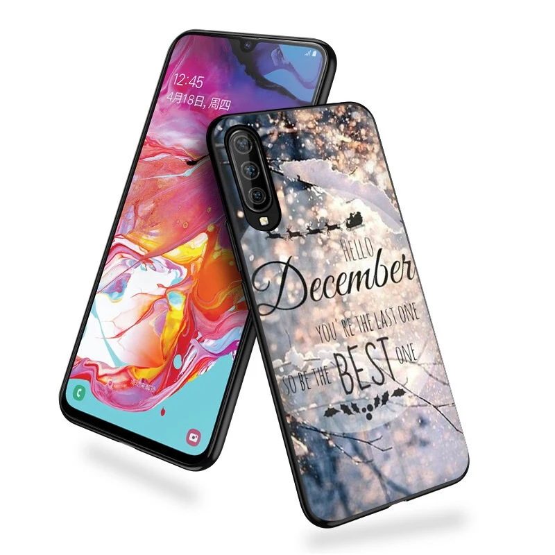 EWAU Пейзаж Зима светильник зимние силиконовый чехол для телефона для samsung A5 A6 плюс A7 A8 A9 A10s 20С 30С 40С с 50s 60 70 J6