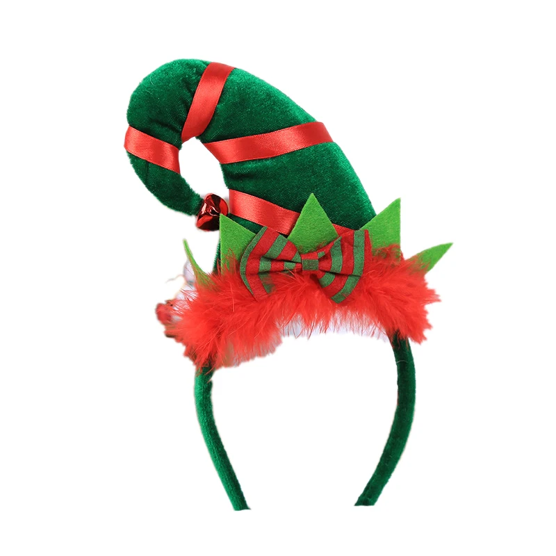 Creative Christmas Elf Headband Christmas Party Decorations Party Cosplay Decorative Headwear