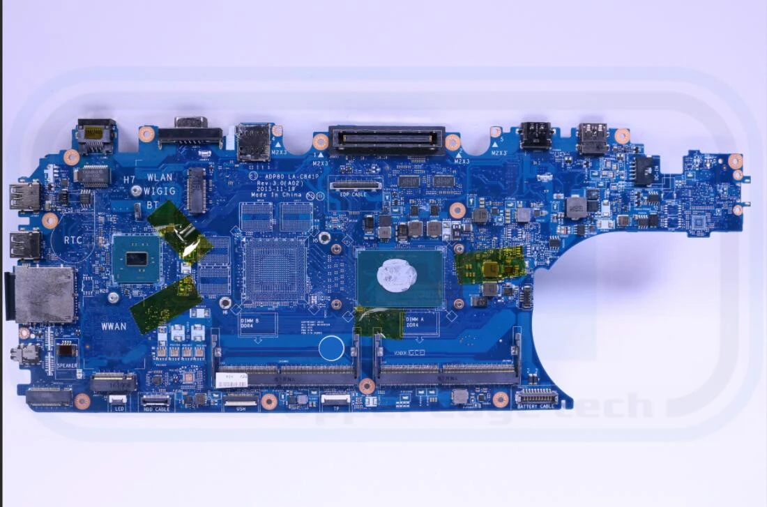 Высокое качество ADP80 LA-C841P для Dell Latitude 5570 E5570 материнская плата портативного