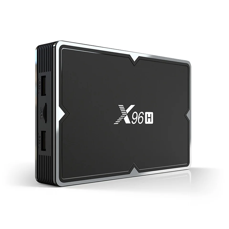 X96H Android 9,0 ТВ приставка 4 ГБ 32 ГБ/64 Гб H603 четырехъядерный 6K 2,4G/5G двойной Wifi 100M Lan USB3.0 телеприставка X96 H 2G 16GB Медиаплеер